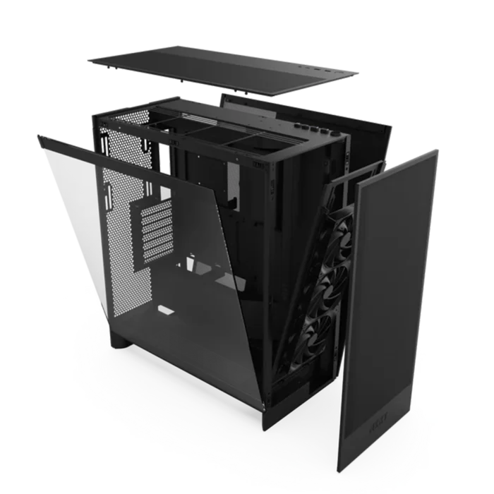 NZXT H7 FLOW BLACK ATX MID TOWER CASE - Image 2