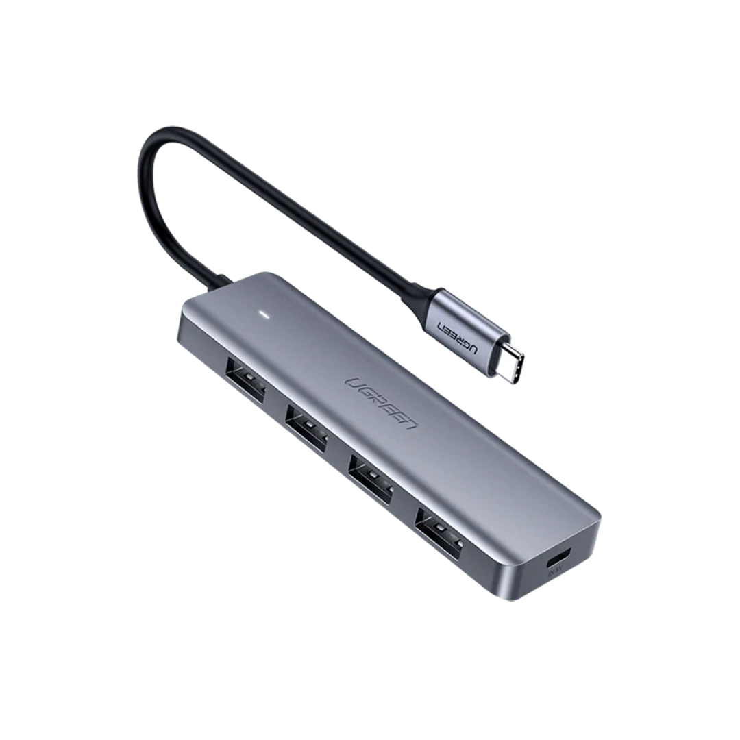 3 UGREEN CM219-70336 4-PORT USB 3.0 HUB WITH USB-C (6M WARRANTY) - Image 1