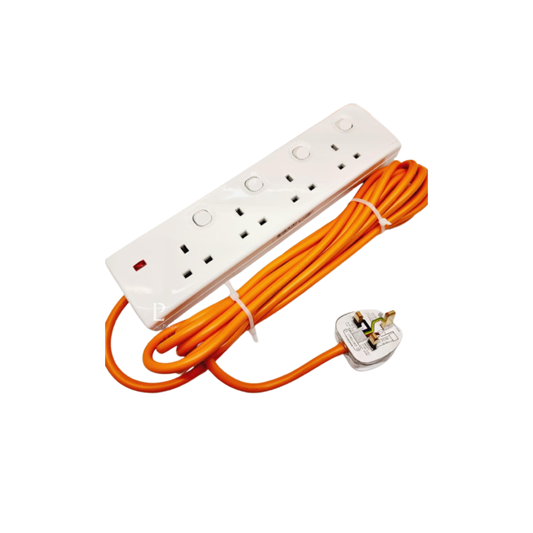 123 ORANGE 5 METER 4WAY EXTENSION CODE (1Y WARRANTY) - Image 1