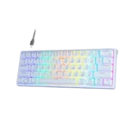 AULA WIND F3261 MECHANICAL WHITE KEYBOARD RED SWITCH (3M WARRANTY)