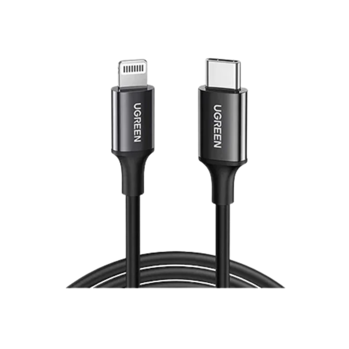 UGREEN 60752-USB-C TO LIGHTNING M/M CABLE RUBBER SHELL 2M (6M WARRANTY) - Image 2