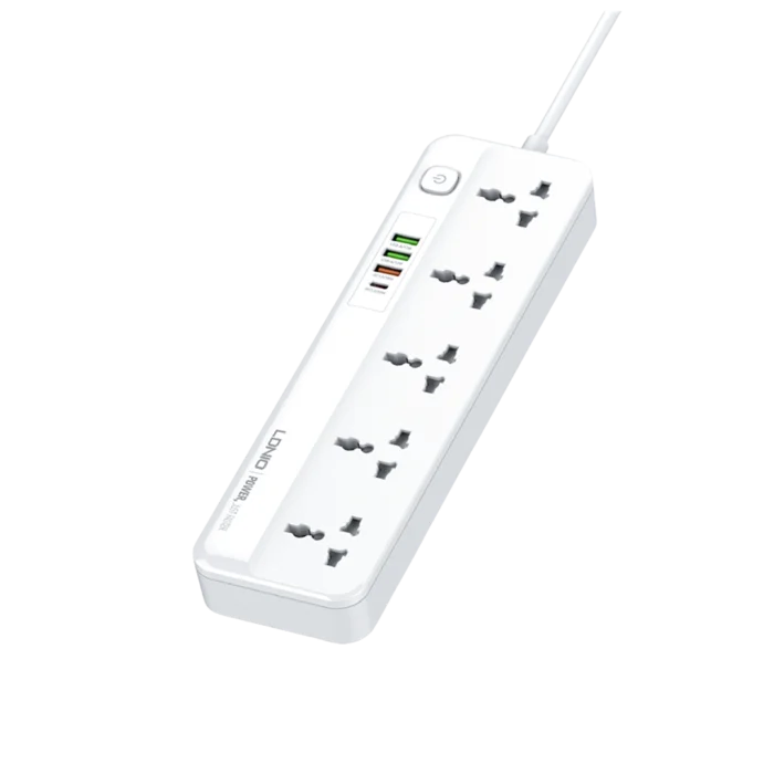 LDNIO SC5415 5 POWER SOCKET( 3 USB PORT AND TYPE C ) (3M WARRANTY) - Image 2