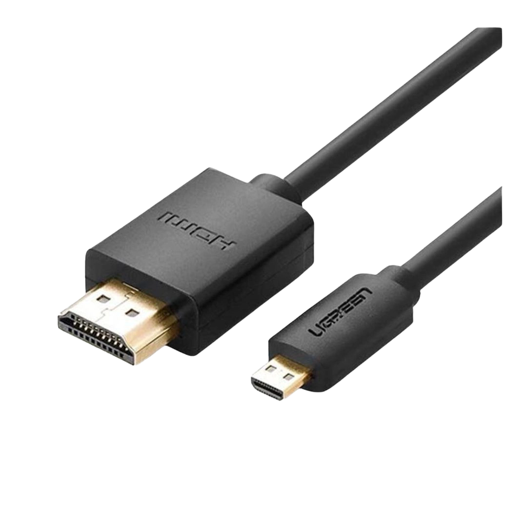 UGREEN-30103-MICRO-HDMI-TO-HDMI-4K-CABLE-2M UGREEN 2METER 4K MICRO HDMI TO HDMI CABLE MALE TO MALE – HD127 – 30103(1Y WARRANTY) - Image 1